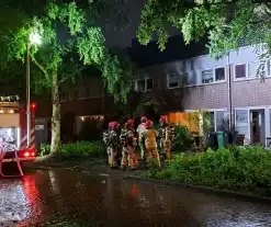 Brand op zolder van woonhuis