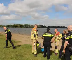 Veel hulpdiensten aanwezig bij Valkenbursemeer, vermoedelijk persoon in het water