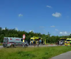 Fietser zwaargewond na ongeval met auto