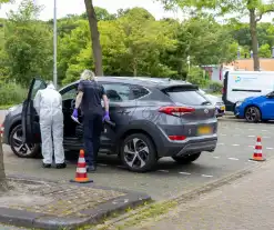 Politieonderzoek op parkeerplaats