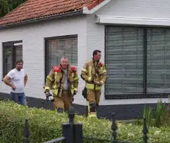 Gasleiding gaat kapot in tuin