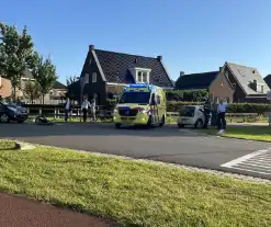 Brommerrijder geschept op kruising