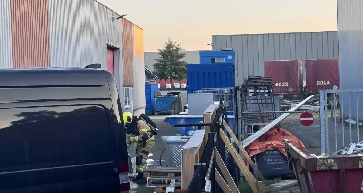 Containerbrand in de wijk De Bunders