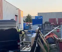 Containerbrand in de wijk De Bunders