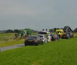 Fietser zwaargewond bij ongeval met landbouwvoertuig