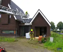 Brand in meterkast nieuwbouwwoning