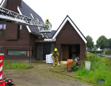 Brand in meterkast nieuwbouwwoning