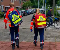 Traumahelikopter landt voor incident in woonwijk