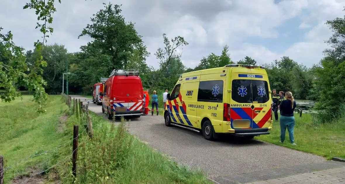 Geen voertuig aangetroffen na melding van auto te water