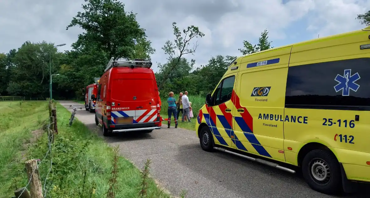 Geen voertuig aangetroffen na melding van auto te water - Foto 1