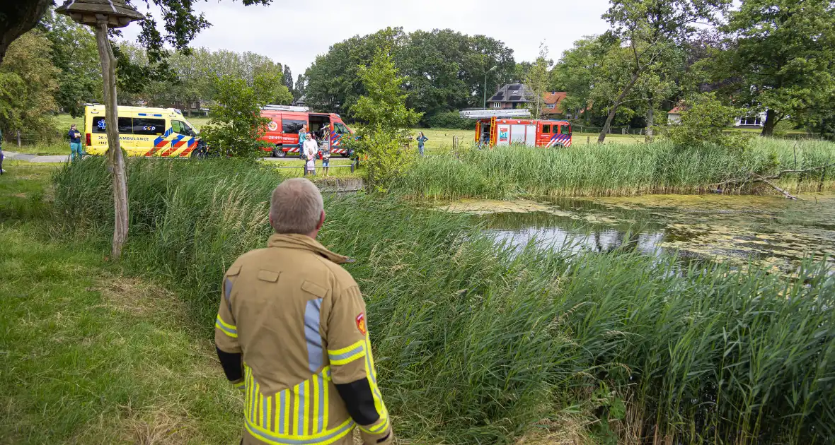 Duikactie na aantreffen bandensporen in riet - Foto 1