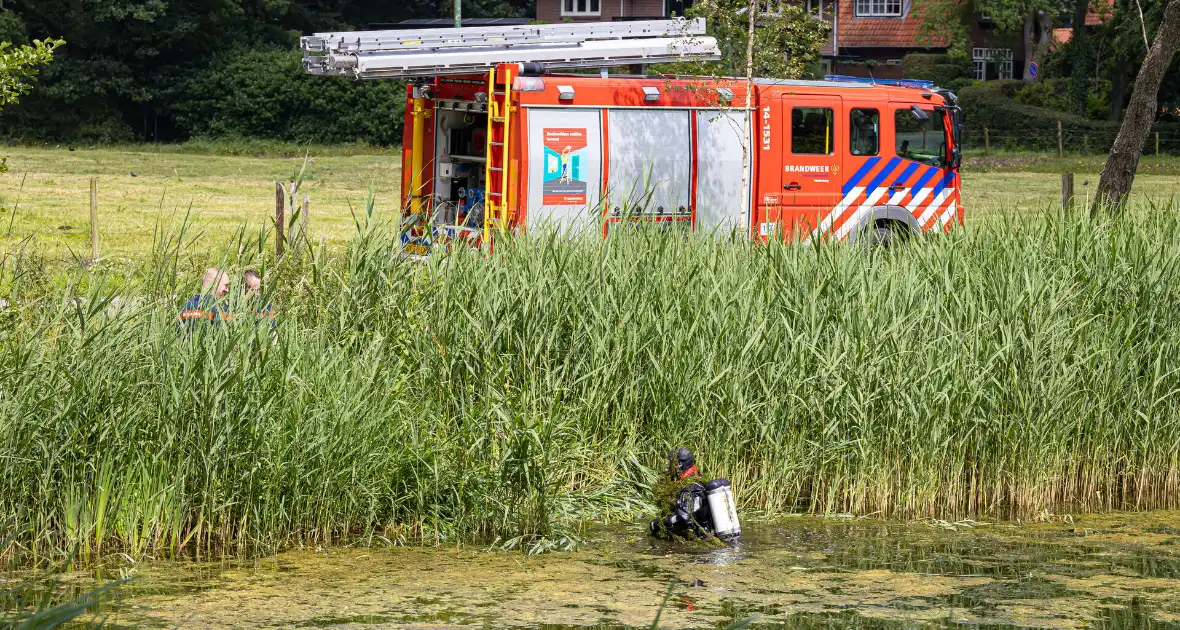 Duikactie na aantreffen bandensporen in riet - Foto 3