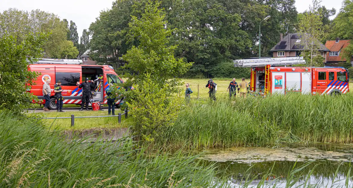 Duikactie na aantreffen bandensporen in riet - Foto 7