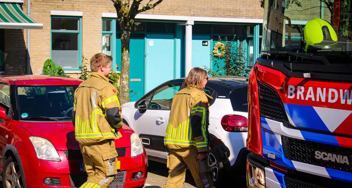 Ontplofte accu veroorzaakt schade in schuur - Foto 1