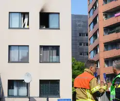 Uitslaande brand in keuken