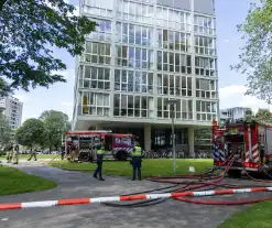 Slachtoffer bij brand in parkeergarage