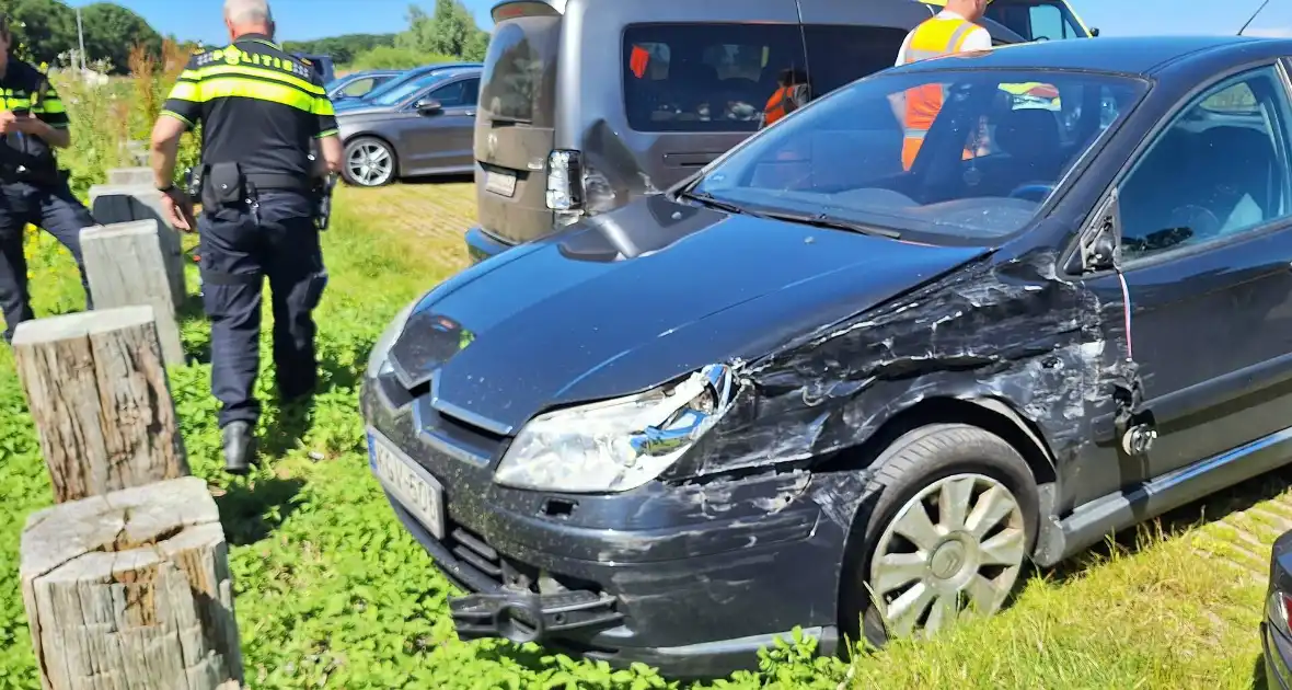 Fikse schade bij ongeval op snelweg