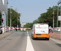 Vertraging nadat brug in storing staat