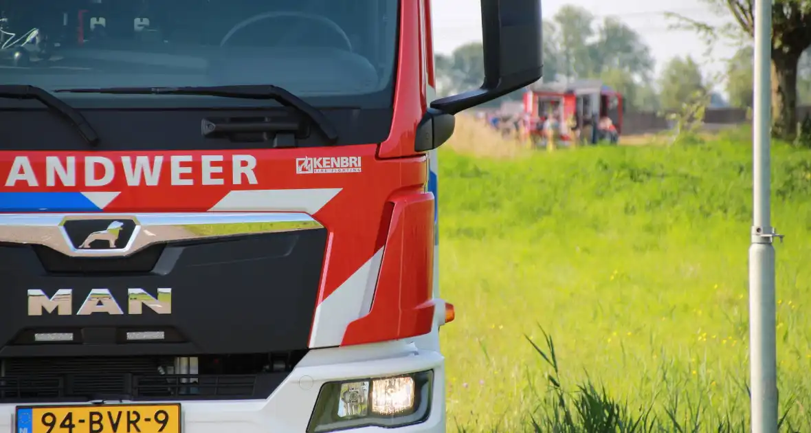 Middelbrand na bermbrand langs spoor - Foto 6