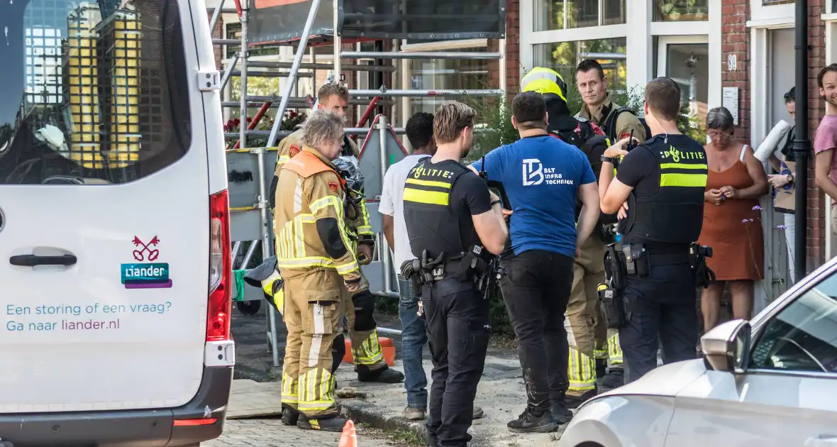 Opengedraaide gasfles zorgt voor gaslucht in woning - Foto 1