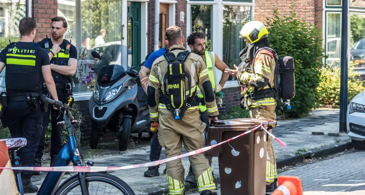 Opengedraaide gasfles zorgt voor gaslucht in woning - Foto 4