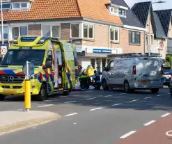 Pizzabezorger gewond bij aanrijding met bestelbus