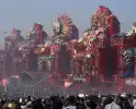 Forse brand op mainstage Defqon one festival