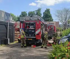 Brandweer onderzoekt brand in woning