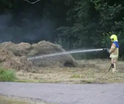 Broeibrand in hooibalen