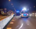 Aanrijding tussen een personenauto en een pijlwagen