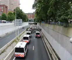 XR demonstreert tegen nieuw kabinet en blokkeert de A12