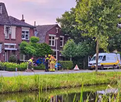 Weg afgesloten wegens gaslekkage