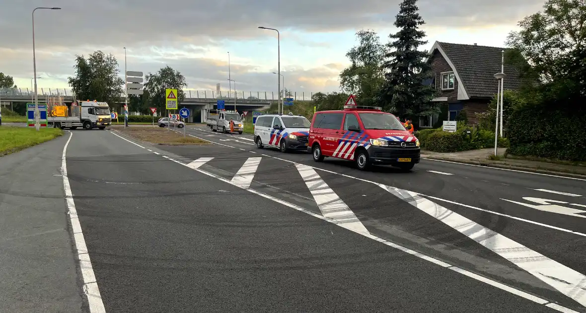 Weg afgesloten wegens gaslekkage - Foto 2