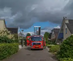 Brandweer ingezet voor vastzittende kraai