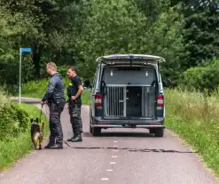 Politie helikopter ingezet bij zoektocht naar inbreker