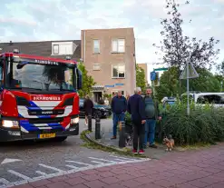 Brand op tennisbaan snel onder controle, vermoedelijk brandstichting