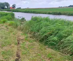 Automobiliste belandt na stuurcorrectie in water