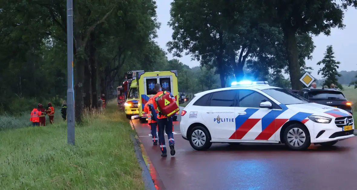 Traumateam ingezet bij ongeval