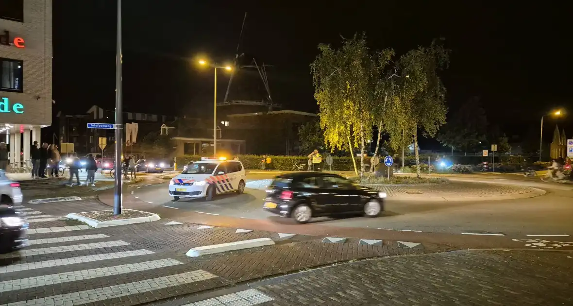 Rotonde tijdelijk afgesloten om doorstroming hulpdiensten en lijnbussen - Foto 1