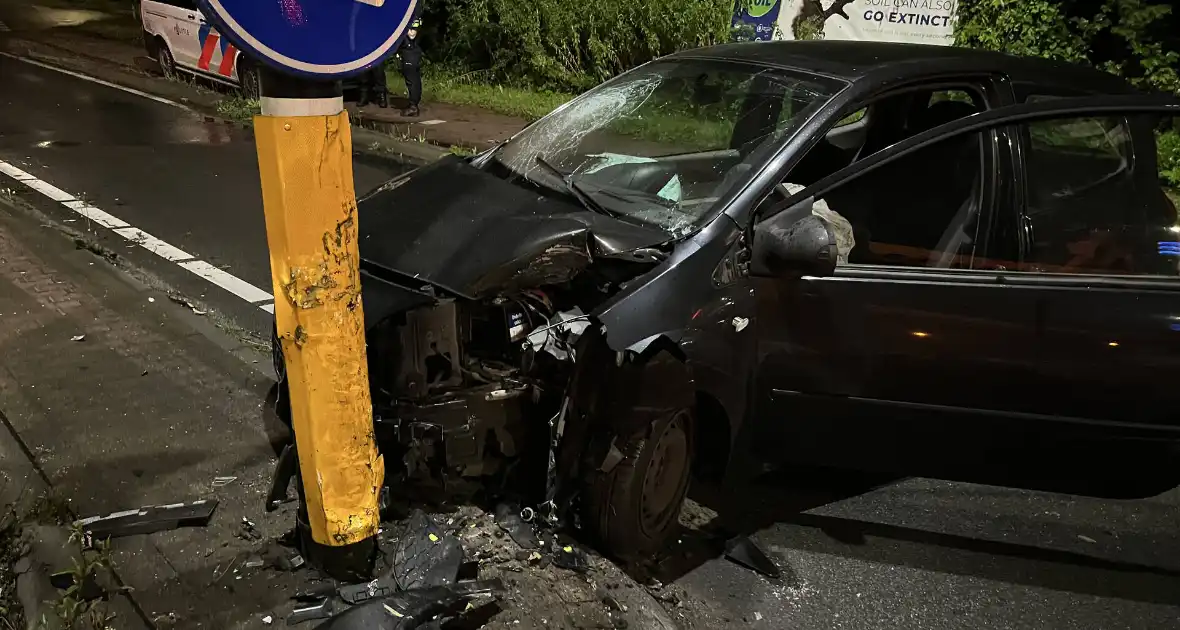 Inzittenden gaan er na auto-ongeluk vandoor - Foto 1