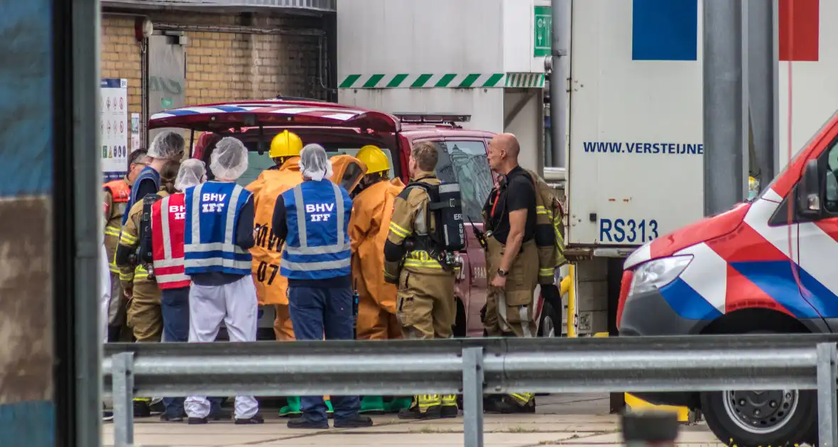 Specialistische brandweer teams ingezet voor incident met gevaarlijke stof