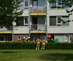 Pan rijst veroorzaakt brandweer inzet