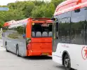 Lijnbussen lopen forse schades op na botsing