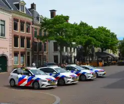 Politie houdt protest voor vroegpensioen