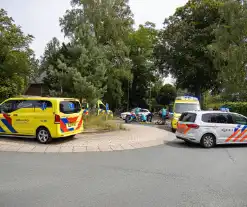 Ernstig ongeval met fietser en bestelbus