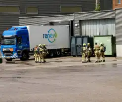 Container vliegt in brand bij Bernhoven ziekenhuis