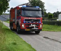 Brand bij bouwbedrijf snel geblust