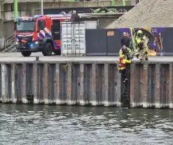 Grote zoektocht in water na aantreffen rollator