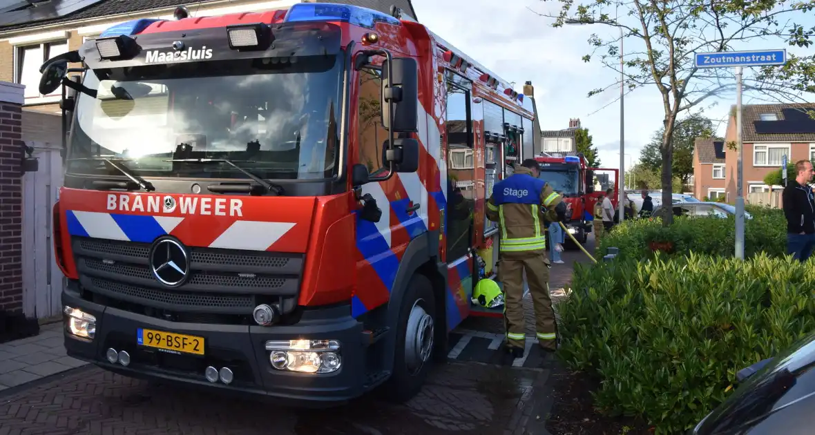 Pan op het vuur veroorzaakt brandweer-inzet