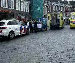 Fietser gewond bij aanrijding met scooterrijder